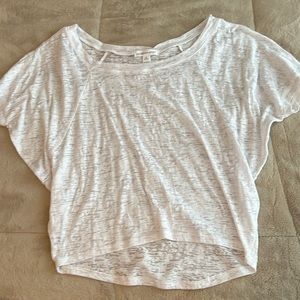 Sheer white t shirt